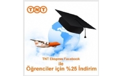 TNT Ekspres Facebook Sayfas�nda ��rencilere %25 �ndirim!