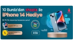 10 Burda AVM iPhone 14 ve 5.000 TL Shoppara ekili Kampanyas