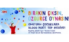 OMO'dan ocuklara Binlerce Top Hediye