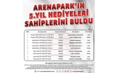 ArenaPark AVM 5. Yl Kampanyas ekili Sonucu