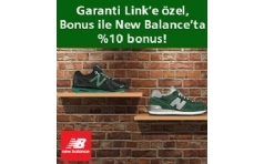 Garanti Link'e zel Bonus ile New Balance'ta %10 Bonus!