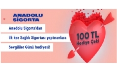 Anadolu Sigorta'dan Yeni Mterilerine Sevgililer Gn Hediyesi!