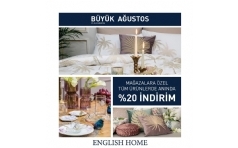 English Home'da Byk Austos ndirimi