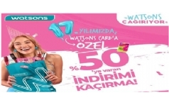 Watsons 17. Yl ndirimini Karmayn!