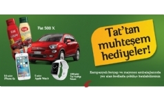 Tat Ketap ve Mayonez Fiat 500 X ekili Kampanyas