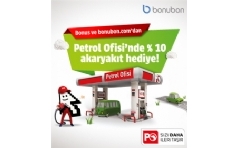 Petrol Ofisi'nde Bonus'la Bonubon.com'dan %10 Akaryakt Hediye!