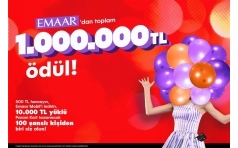 Emaar AVM 1.000.000 TL ekili Kampanyas