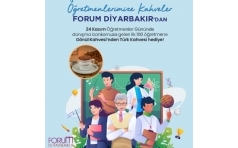 Öğretmenlerimizin Kahveleri Forum Diyarbakır’dan Hediye!