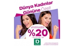 Deichmann'da Kadnlar Gn'ne zel %20 ndirim