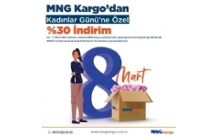 MNG Kargo'dan Kadnlar Gn'ne zel %30 ndirim