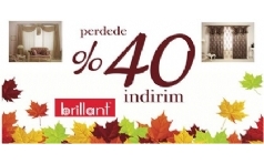 Brillant Perdelerde % 40 ndirim