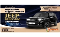 Beylikdz Migros Jeep Renegade ekili Kampanyas