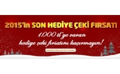 Hzlal.com'dan 2015'in Son Hediye eki Frsat!