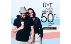 ye Olan Herkese 50 TL Hediye eki