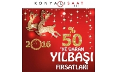 Konyal Saat'te Ylbana zel %50'ye Varan ndirim