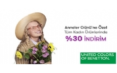 Benetton'dan Anneler Gn'ne zel %30 ndirim!