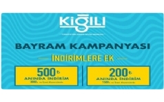 Kil'dan Bayrama zel Ekstra 500 TL ndirim Frsat