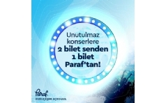 Paraf Kurueme Akhava Konserlerinde 2 Bilete 1 Bilet Hediye