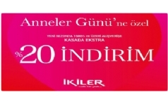 kiler'de Anneler Gn'ne zel %20 ndirim