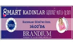 Zeynep Turan ile Kadnlar Gn'ne zel ylei Brandium'da!