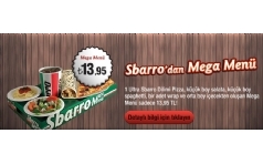 Sbarro'dan Ramazan'a zel Doyurucu Mega Men