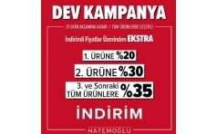 Hatemolu'da Tm rnlerde Dev ndirim!