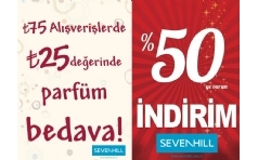 Sevenhill'de %50'ye Varan ndirimler ve Parfm Hediye!