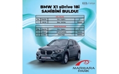 MarmaraPark AVM BMW X1 ekili Sonucu