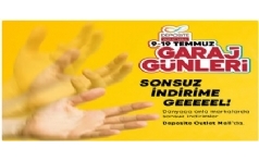 Deposite Outlet Temmuz Ay Garaj Gnleri Balyor!