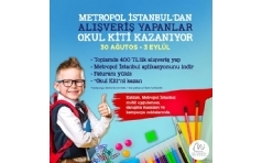 Metropol İstanbul'dan Alışveriş Yapanlar Okul Kiti Kazanıyor