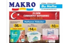 Makro Market 27 Ekim - 3 Kasm 2017 Haftann ndirimli rnleri