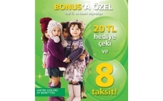 Benetton 012 Maazalarnda Bonus'a zel 8 Taksit ve 20 TL'lik Hediye eki Frsat!