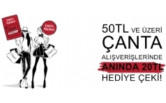 Coquet Accessories'da anta Alverilerinizde 20 TL Hediye eki!