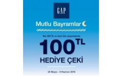 GAP'te Ramazan Bayram Alveriinize 100 TL Hediye eki!