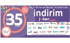 Joker'de Anne ve Bebek rnlerinde %35 ndirim!