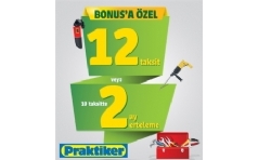 Praktiker'de Bonus'a �zel 12 Taksit ve 3 Ay Erteleme F�rsat�!