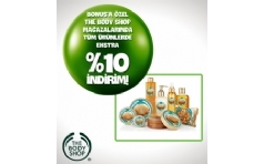 The Body Shop'ta Bonus'a zel %10 ndirim!