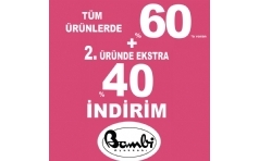 Bambi'den Yepyeni �ndirim F�rsatlar�