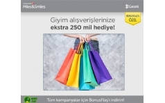 Miles&Smiles ile Giyim Alverilerinize Extra 250 Mil Hediye