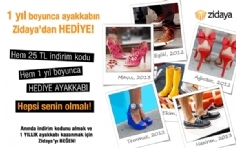 Zidaya.com'dan 12 ift Ayakkab Kazanma ans!