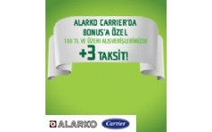 Alarko Carrier'da Bonus'a zel +3 Taksit!