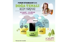 Forum Diyarbakır Doğa Temalı Resim Yarışması Başladı