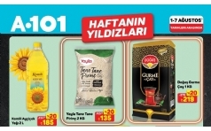 A101 1 - 7 Austos 2025 Haftann Yldzlar Kampanyas
