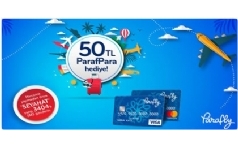 Parafly ile Seyahat harcamalarnz 50 TL Parafpara!