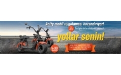 Acity AVM'den Alveri Elektrikli Moped Kazandryor