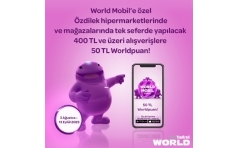 zdilek Hipermarketlerinde ve Maazalarnda 50 TL WorldPuan Hediye