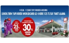 Lukoil'de World'e zel 30 TL Akaryakt Hediye!