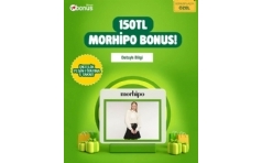 Morhipo'da Bonus ile 600 TL'ye 150 TL Bonus Hediye