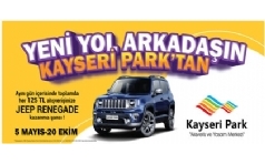 Kayseri Park AVM Jeep Renegade ekili Kampanyas
