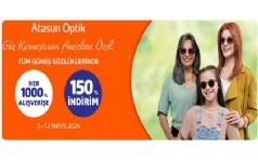 Atasun Optik'ten Anneler Gn'ne zel 150 TL ndirim